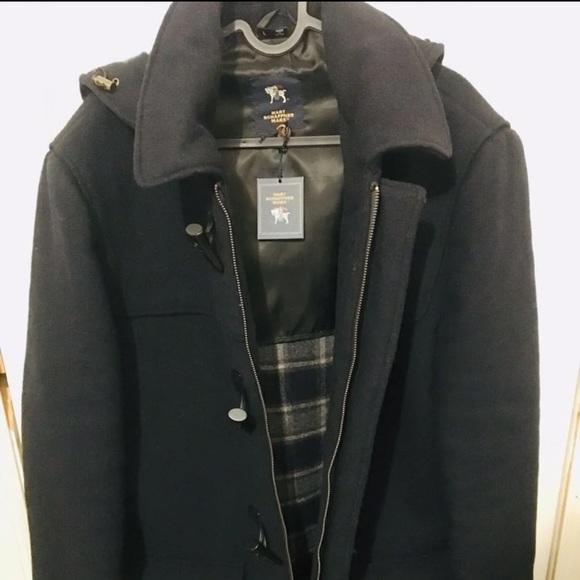 Hart Schaffner Marx Pea Coat Toggle - Picture 3 of 3